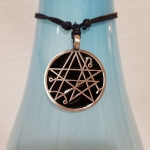 Gothic alchemy pendant